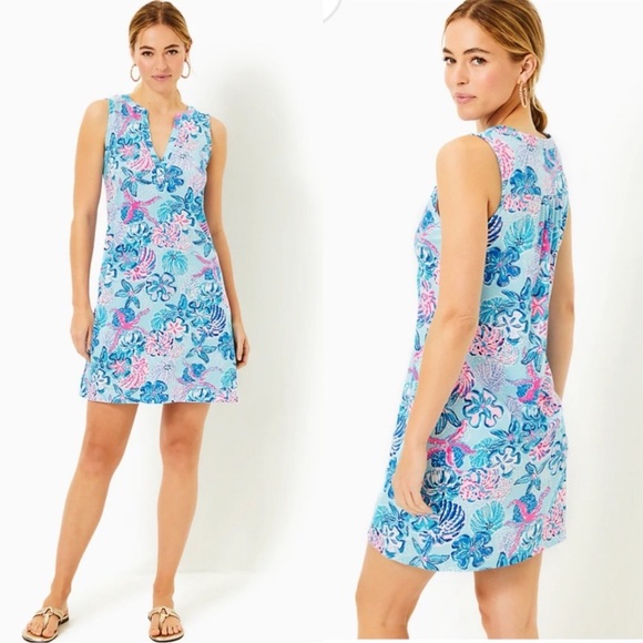 Lilly Pulitzer Dev Dress Bahamas Beachcomber XS - Picture 1 of 10